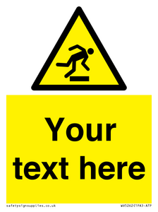 Custom Trip Hazard Sign